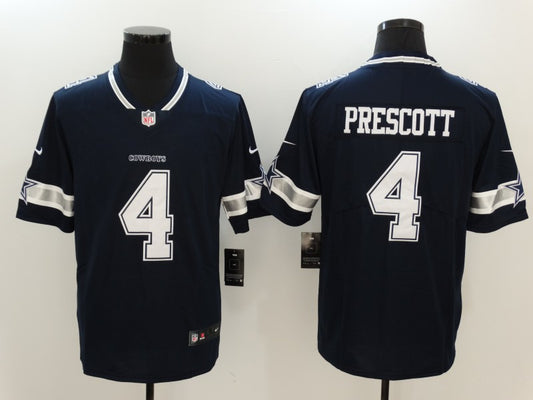 Men’s Dallas Cowboys Dak Prescott #4 Navy Jersey