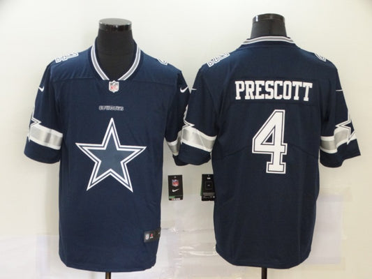 Men’s Dallas Cowboys Dak Prescott #4 Navy Jersey