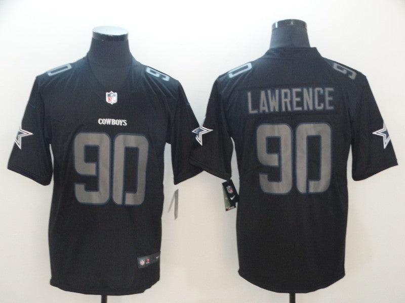 Men’s Dallas Cowboys DeMarcus Lawrence #90 Black Jersey