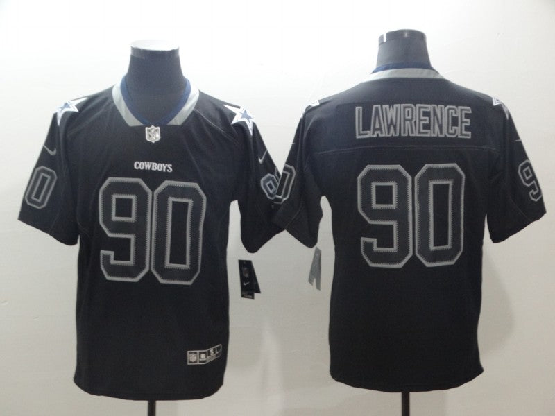 Men’s Dallas Cowboys DeMarcus Lawrence #90 Black Jersey