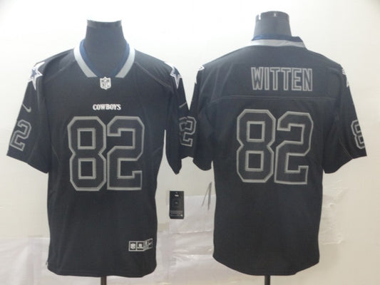 Men’s Dallas Cowboys Jason Witten #82 Black Alternate Jersey