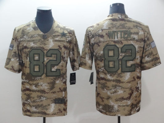 Men’s Dallas Cowboys Jason Witten #82 Camouflage Jersey