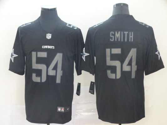 Men’s Dallas Cowboys Jaylon Smith #54 Black Jersey