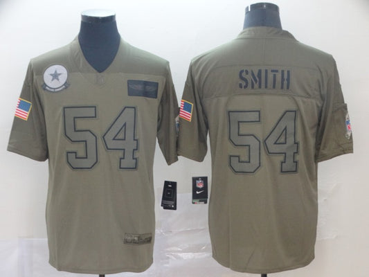 Men’s Dallas Cowboys Jaylon Smith #54 Brown Jersey