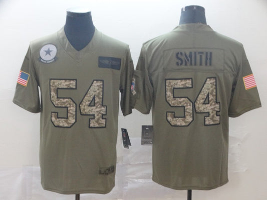 Men’s Dallas Cowboys Jaylon Smith #54 Brown Jersey