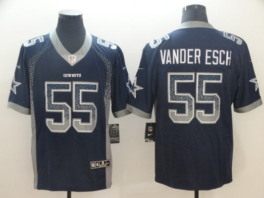 Men’s Dallas Cowboys Leighton Vander Esch #55 Navy Alternate Jersey