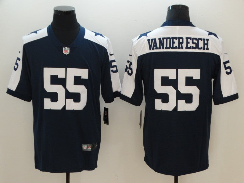 Men’s Dallas Cowboys Leighton Vander Esch #55 Navy Alternate Jersey