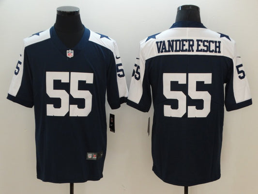 Men’s Dallas Cowboys Leighton Vander Esch #55 Navy Alternate Jersey