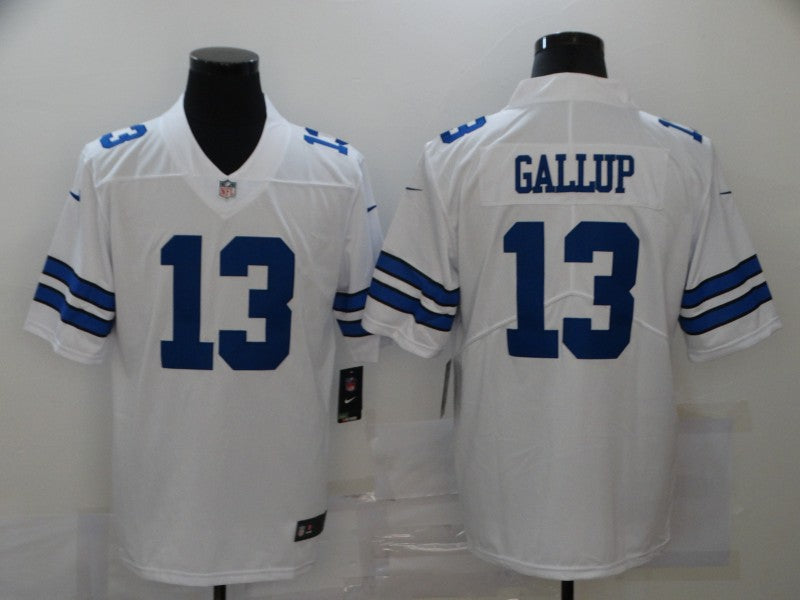 Men’s Dallas Cowboys Michael Gallup #13 White Jersey