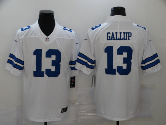Men’s Dallas Cowboys Michael Gallup #13 White Jersey