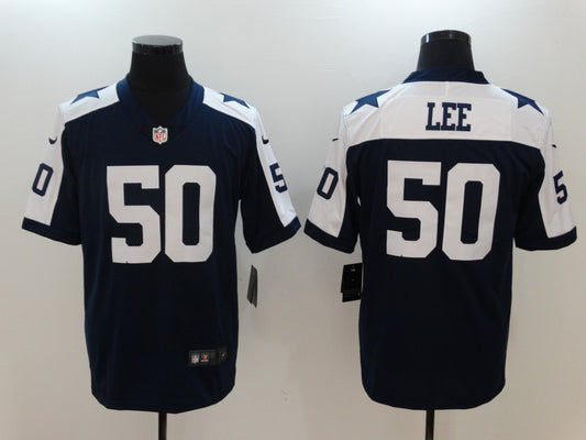 Men’s Dallas Cowboys Sean Lee #50 Navy Jersey