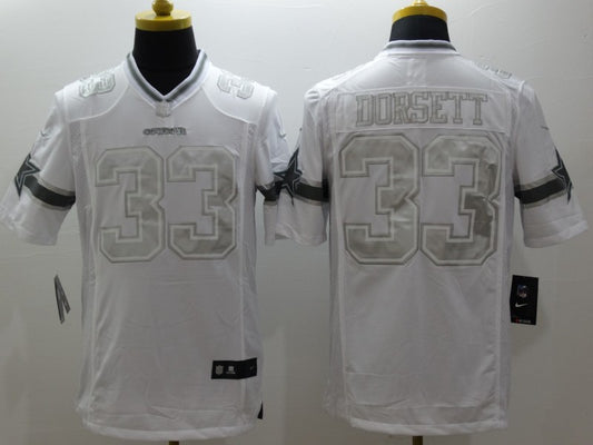 Men’s Dallas Cowboys Tony Dorsett #33 White Jersey