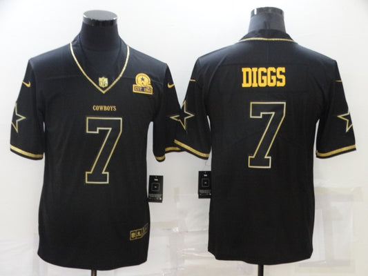 Men’s Dallas Cowboys Trevon Diggs #7 Black Jersey