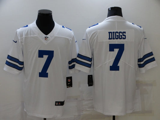 Men’s Dallas Cowboys Trevon Diggs #7 White Jersey