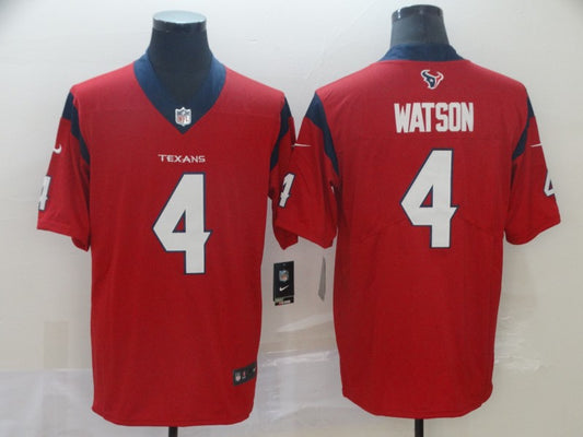 Men’s Deshaun Watson Houston Texans #4 Jersey – Red