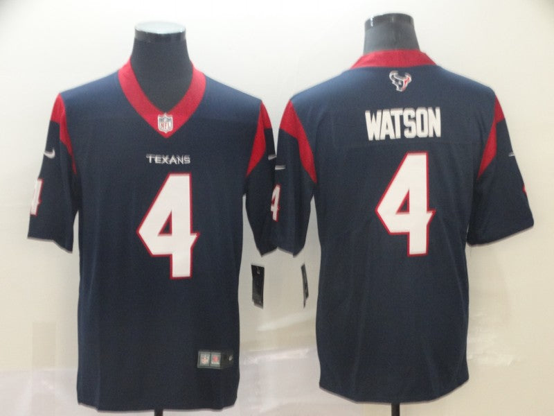 Men’s Deshaun Watson Houston Texans #4 Vapor Limited Jersey – Navy