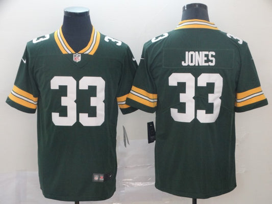 Men’s Green Bay Packers Aaron Jones #33 Green Jersey