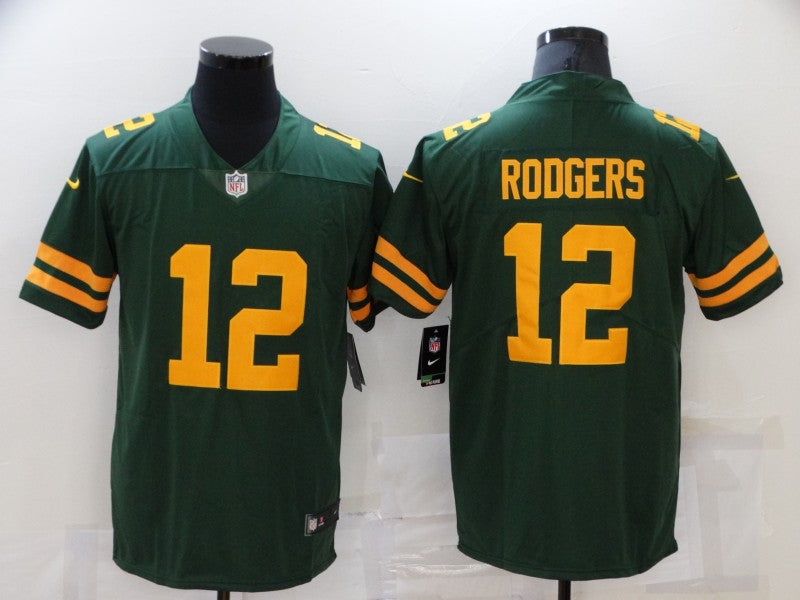 Men’s Green Bay Packers Aaron Rodgers #12 Green Alternate Legend Jersey