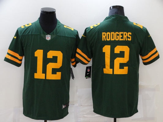 Men’s Green Bay Packers Aaron Rodgers #12 Green Alternate Legend Jersey
