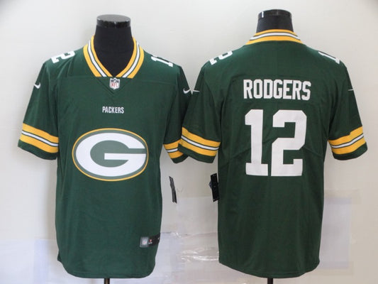 Men’s Green Bay Packers Aaron Rodgers #12 Green Jersey