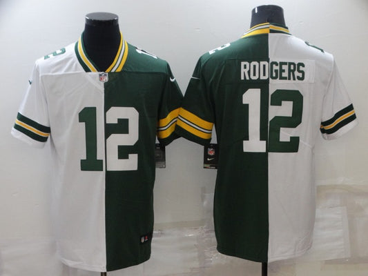 Men’s Green Bay Packers Aaron Rodgers #12 Green/White Legend Jersey
