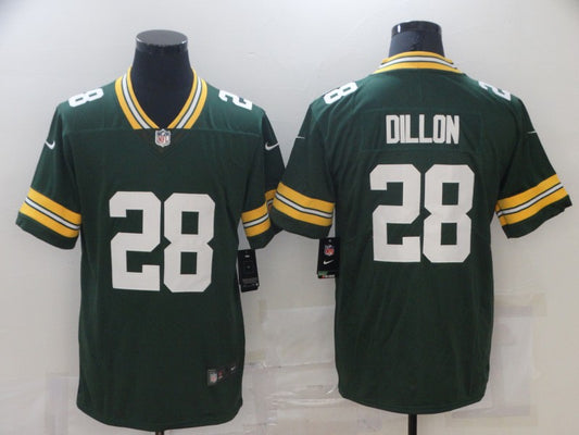 Men’s Green Bay Packers AJ Dillon #28 Green Jersey