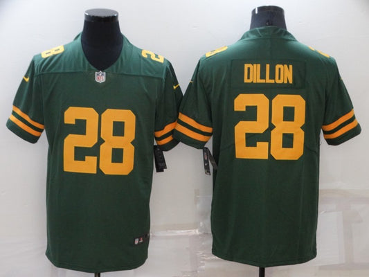 Men’s Green Bay Packers AJ Dillon #28 Green Jersey