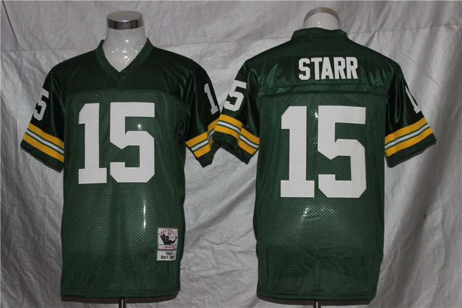 Men’s Green Bay Packers Bart Starr Mitchell & Ness Green Legacy Jersey