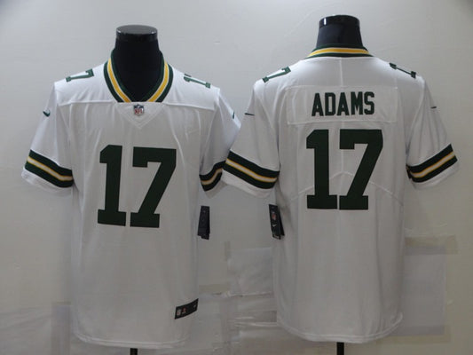 Men’s Green Bay Packers Davante Adams #17 White Team Jersey