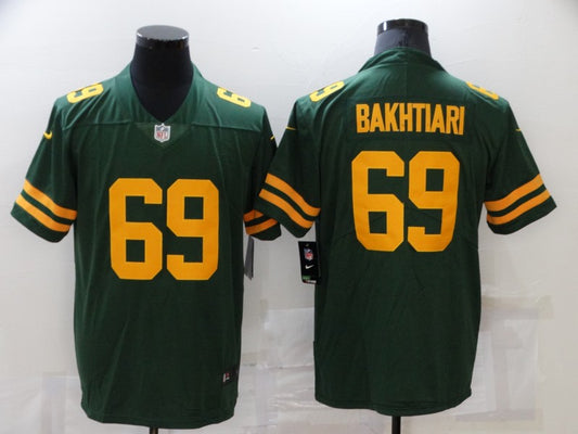 Men’s Green Bay Packers David Bakhtiari #69 Green Jersey