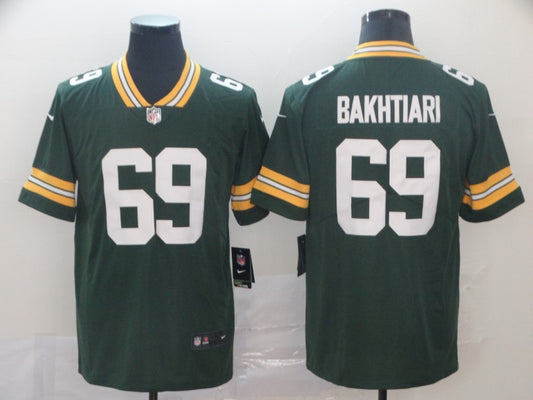 Men’s Green Bay Packers David Bakhtiari #69 Green Jersey