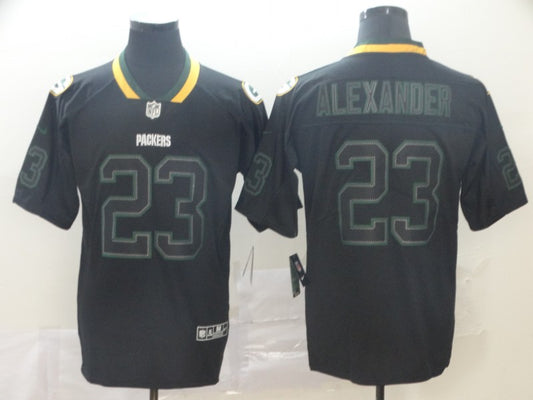 Men’s Green Bay Packers Jaire Alexander #23 Black Jersey