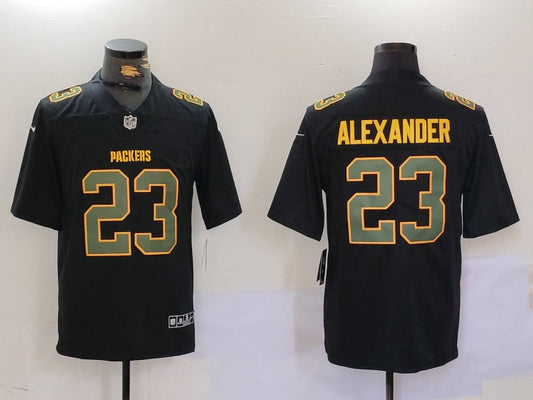 Men’s Green Bay Packers Jaire Alexander #23 Black Jersey
