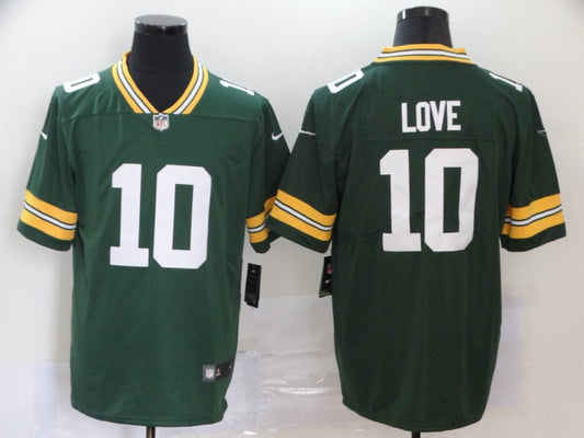 Men’s Green Bay Packers Jordan Love #10 Green Jersey