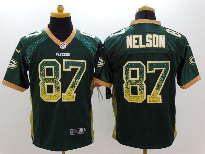 Men’s Green Bay Packers Jordy Nelson #87 Green Jersey