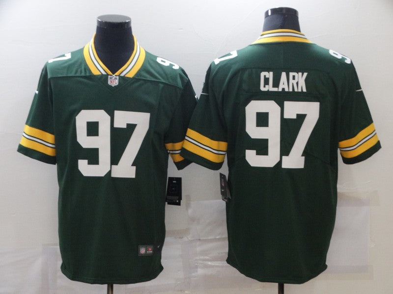 Men’s Green Bay Packers Kenny Clark #97 Green Jersey