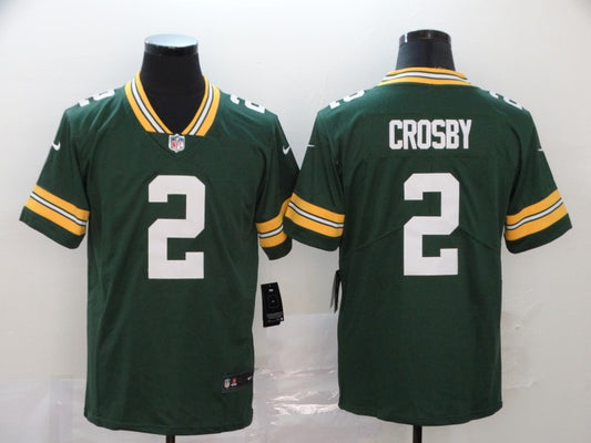Men’s Green Bay Packers Mason Crosby #2 Green Jersey