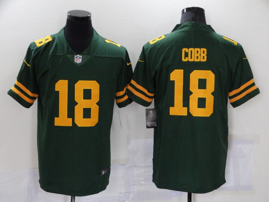 Men’s Green Bay Packers Randall Cobb #18 Green Jersey