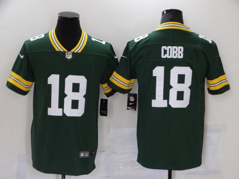 Men’s Green Bay Packers Randall Cobb #18 Green Jersey