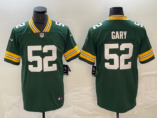 Men’s Green Bay Packers Rashan Gary #52 Green Jersey