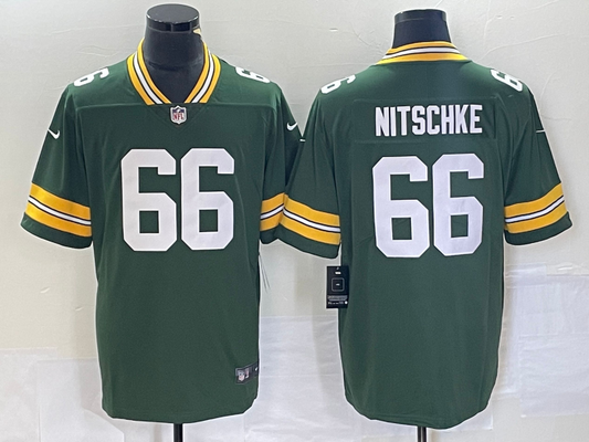 Men’s Green Bay Packers Ray Nitschke #66 Green Jersey