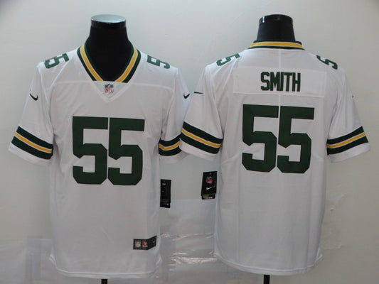 Men’s Green Bay Packers Za’Darius Smith #55 White Jersey