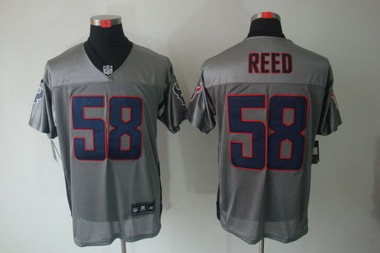 Men’s Houston Texans Brooks Reed #58 Gray Jersey