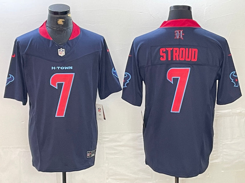 Men’s Houston Texans C.J. Stroud #7 Navy 2nd Alternate Jersey