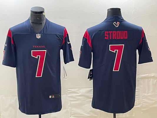 Men’s Houston Texans C.J. Stroud #7 Navy Alternate Jersey