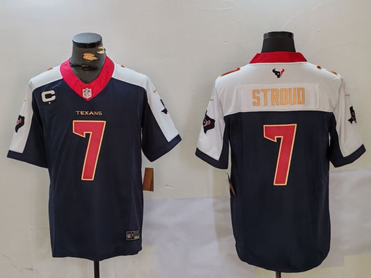 Men’s Houston Texans C.J. Stroud #7 Navy Jersey