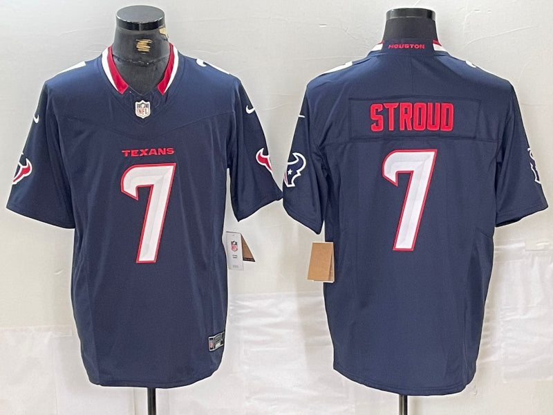 Men’s Houston Texans C.J. Stroud #7 Navy Team Jersey