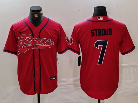 Men’s Houston Texans C.J. Stroud #7 Red Jersey