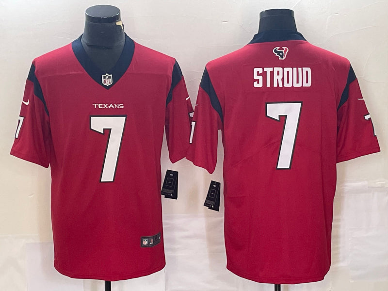Men’s Houston Texans C.J. Stroud #7 Red Jersey
