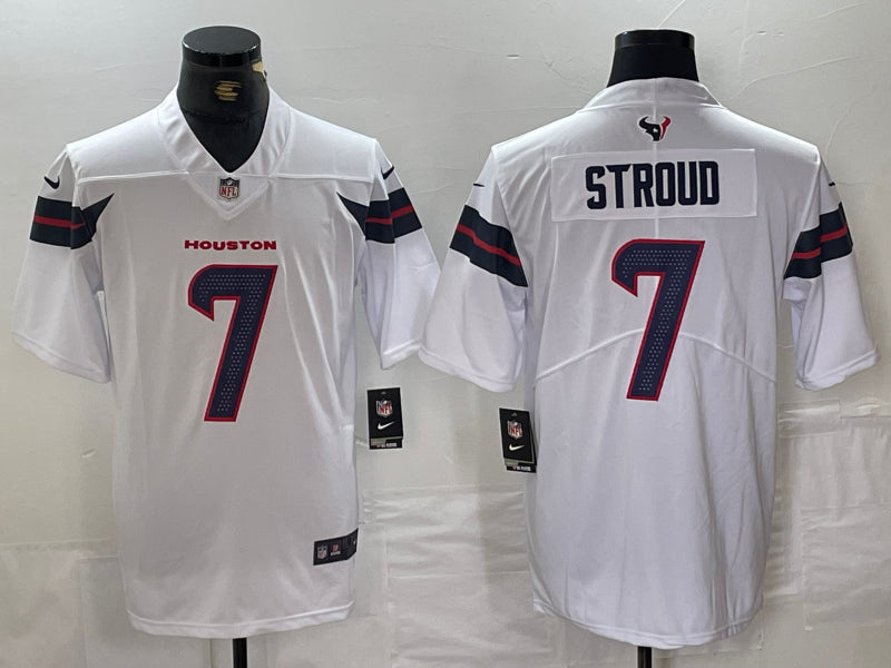 Men’s Houston Texans C.J. Stroud #7 White Jersey